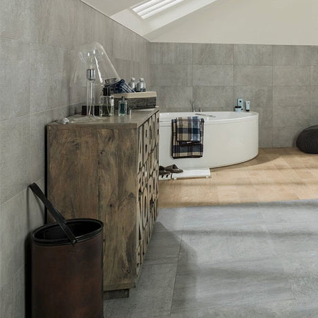 Porcelanosa Rodano Acero setting