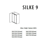 Porcelanosa Silke 9 120 Sliding Shower Door