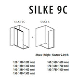 Porcelanosa Silke 9C 120 Sliding Shower Door
