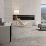 Porcelanosa Spiga Noir Caliza Tiles