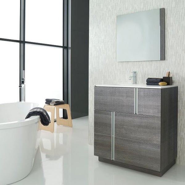 Porcelanosa Travat Fume Mirror setting