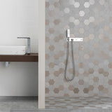 Porcelanosa World Hexagon Texture Grey Mosaics