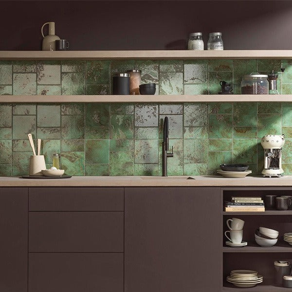 Porcelanosa Fiji Green Mosaics