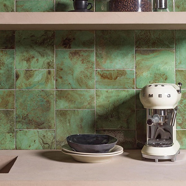Porcelanosa Fiji Green Mosaics