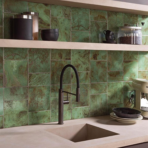 Porcelanosa Fiji Green Mosaics