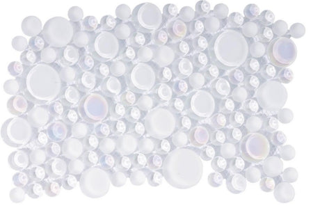 Porcelanosa Glacier Moon Metallic White 19 x 29cm