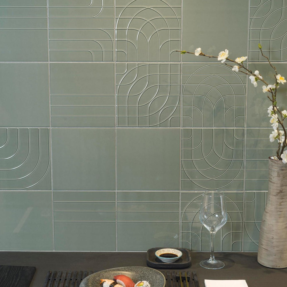 Porcelanosa Metropolitan Deco Grass Tiles