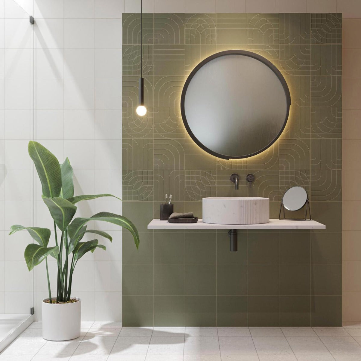 Porcelanosa Metropolitan Deco Grass Tiles