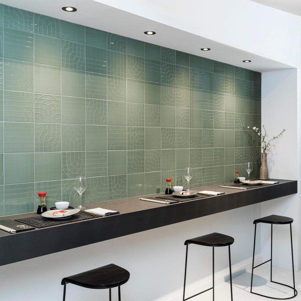 Porcelanosa Metropolitan Deco Grass Tiles