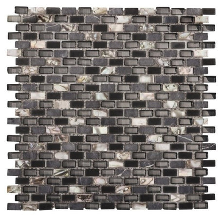 Porcelanosa Tribal Pearl Black 28.6 x 28.3cm