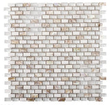 Porcelanosa Tribal Pearl White 28.6 x 28.3cm