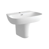 Portobello 1TH Basin & Semi Pedestal 600 x 400mm