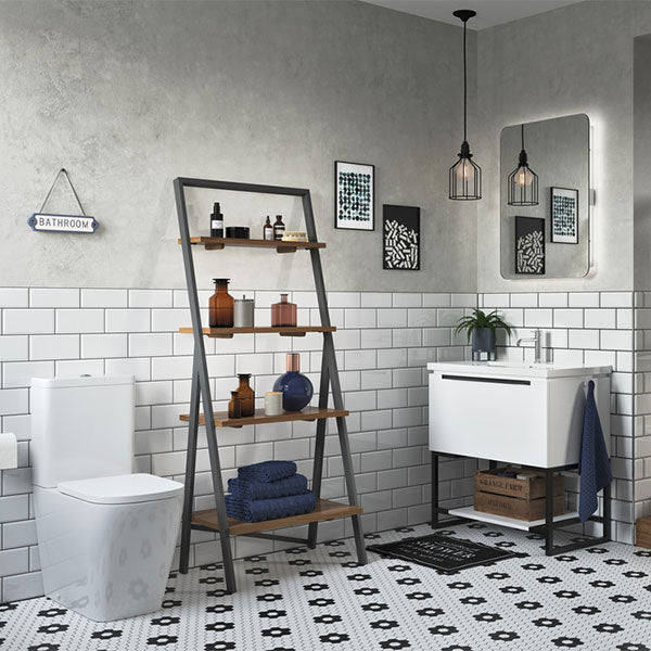 Portobello Rimless C/C Fully Shrouded Comfort Height WC 