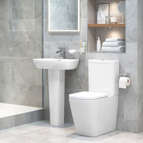Portobello Rimless C/C Fully Shrouded WC & Basin
