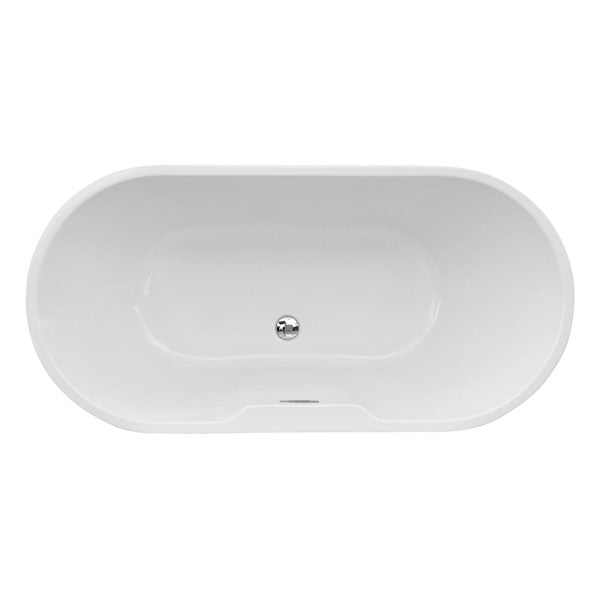Tabo Mia Freestanding White Bath 1550 x 745 x 580mm