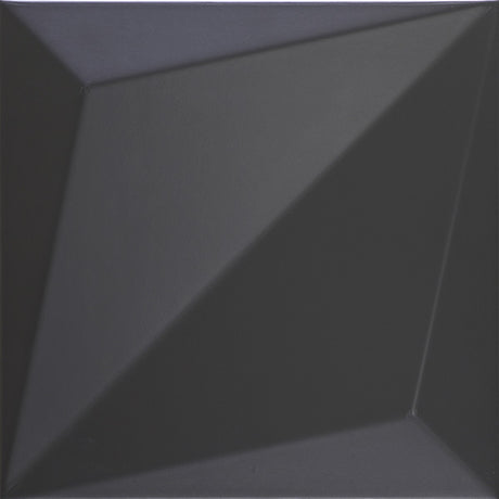 ORIGAMI BLACK MATT 25 x 25cm