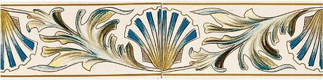 Original Style Shell Frieze Border 2-tile Set
