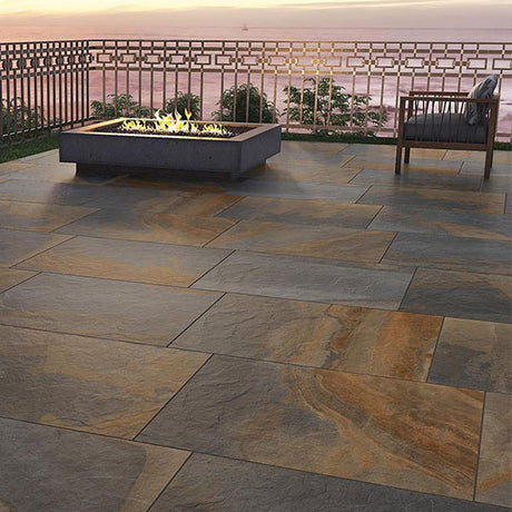 Slate Impero Multi Rectified Outdoor Tiles 60 x 90cm