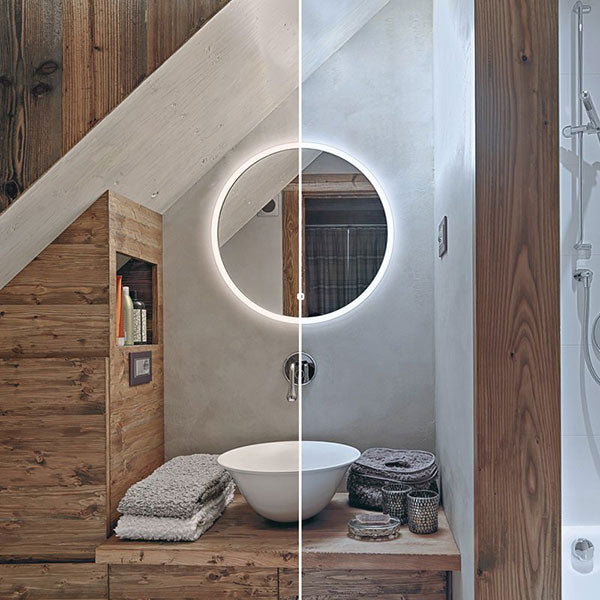Theme Mirror (showing warm white and cool white light)