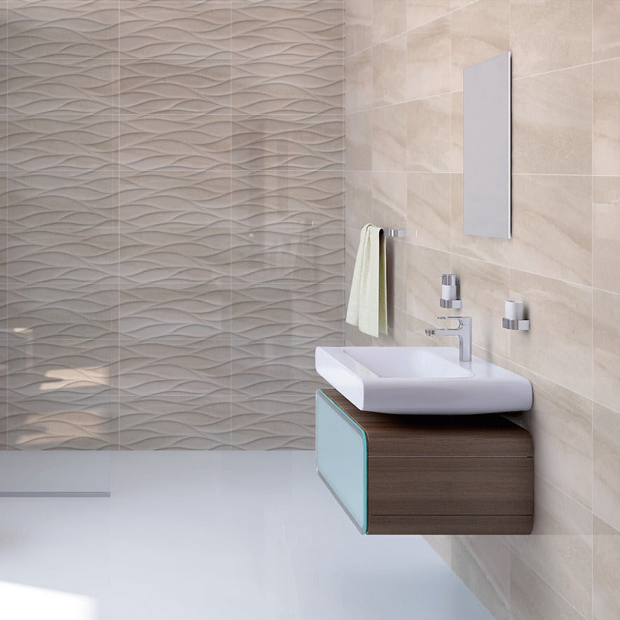 Solis Beige Decor Gloss Wall Tiles