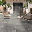 Surat Slate Gris Rectified Outdoor Tiles 60 x 90cm