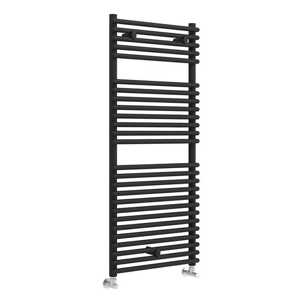 Compo Radiator Tabo Compostela Round Black Ladder Radiator 500 x 1190 x 50mm – Tiles ...
