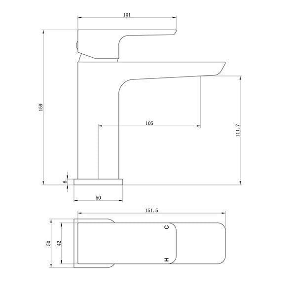 Tabo Corrado Brushed Bronze Basin Mixer Tap & Waste
