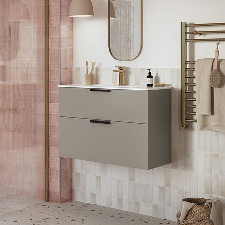 Tabo Forma Straight Brushed Bronze Ladder Radiator 500 x 800 x 30mm