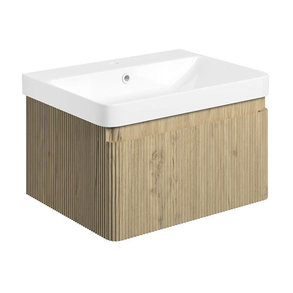 Tabo Qubi Wall Hung 1 Drawer Basin Unit & Basin 605mm