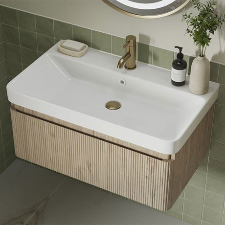 Tabo Qubi Wall Hung 1 Drawer Basin Unit & Basin 805mm