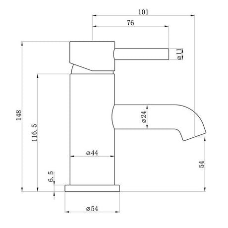 Tabo Hero Brushed Bronze Basin Mixer Tap & Waste