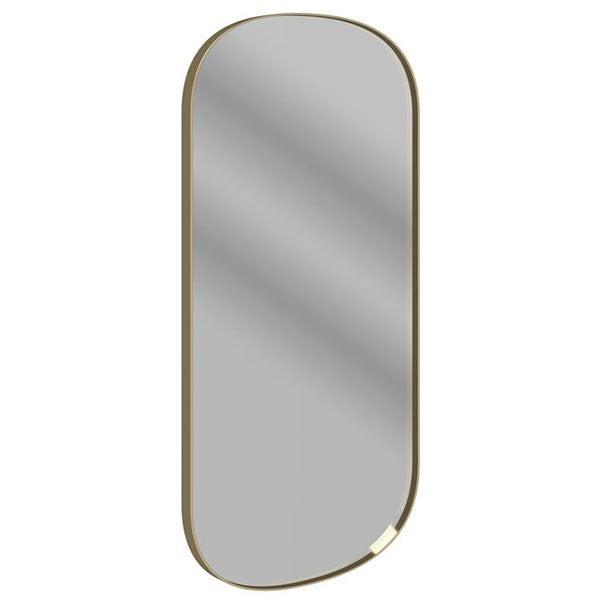 Tabo Moon Brushed Bronze Obround Mirror 800 x 400mm