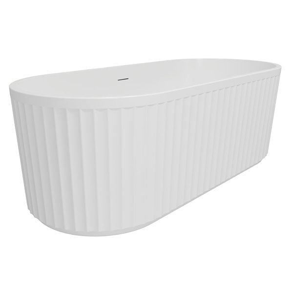 Tabo Neve Fluted Freestanding Bath 1700 x 750 x 570mm