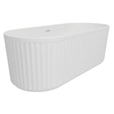 Tabo Neve Fluted Freestanding Bath 1700 x 750 x 570mm