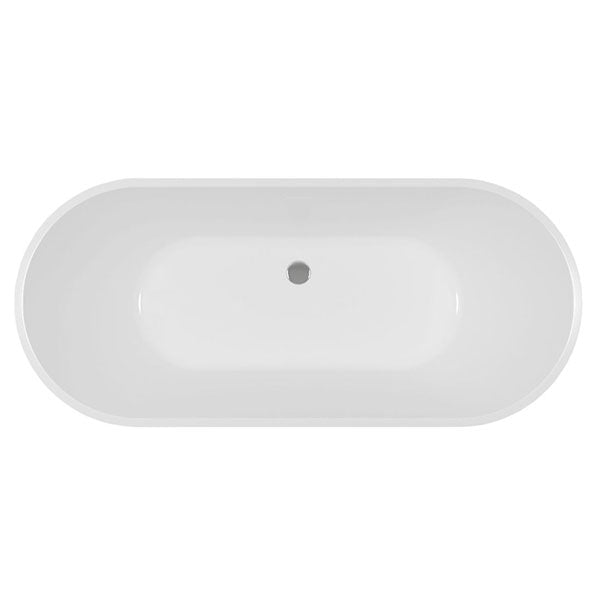 Tabo Neve Fluted Freestanding Bath 1700 x 750 x 570mm