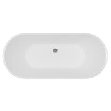 Tabo Neve Fluted Freestanding Bath 1700 x 750 x 570mm