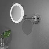 Tabo Solar Round LED Chrome Cosmetic Mirror 245 x 213mm