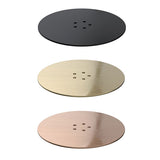 Optional waste covers - Black, brushed brass & brushed bronze