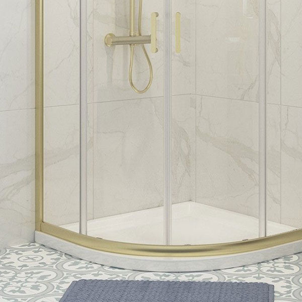 Tabo Splash Modo 2 Door Quadrant Brushed Brass