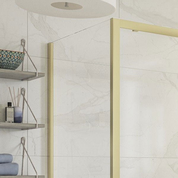 Tabo Splash Modo Optional Side Panel Brushed Brass