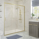Tabo Splash Modo Sliding Door Brushed Brass