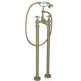 Tabo Stratford Brushed Brass Floor Standing Bath Shower Mixer Tap