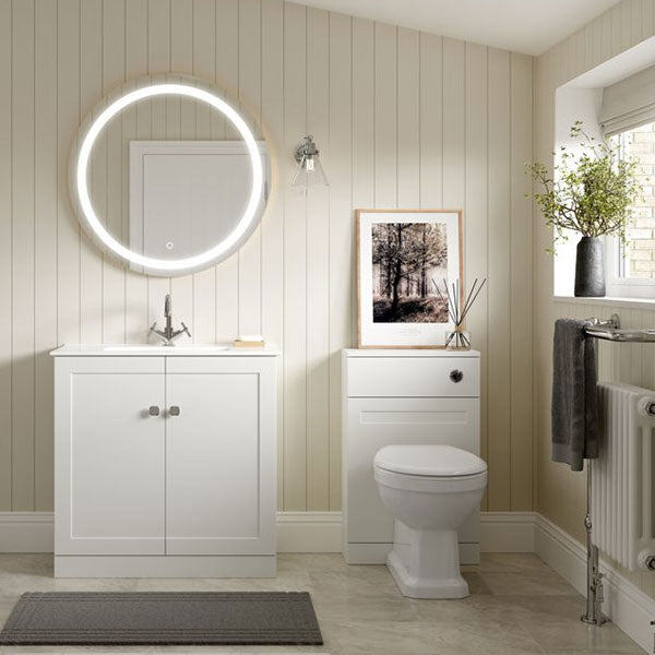 Tabo Treviso Matt White Floor Standing WC Unit 500mm