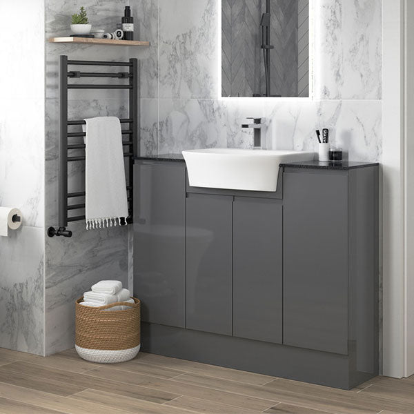 Tate 1TH Semi Recessed Basin 500 x 400mm