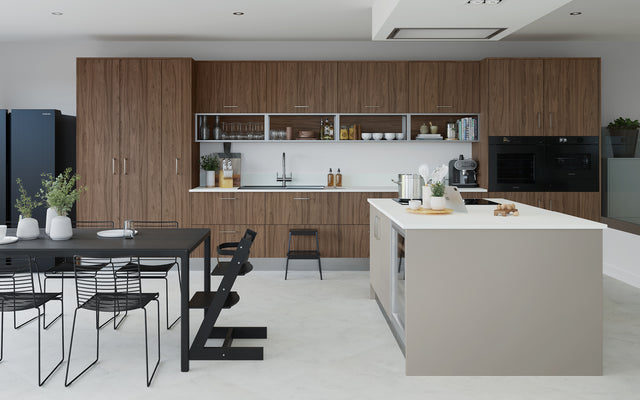 TEXTURA Walnut Natural & SAPORÉ Pebble