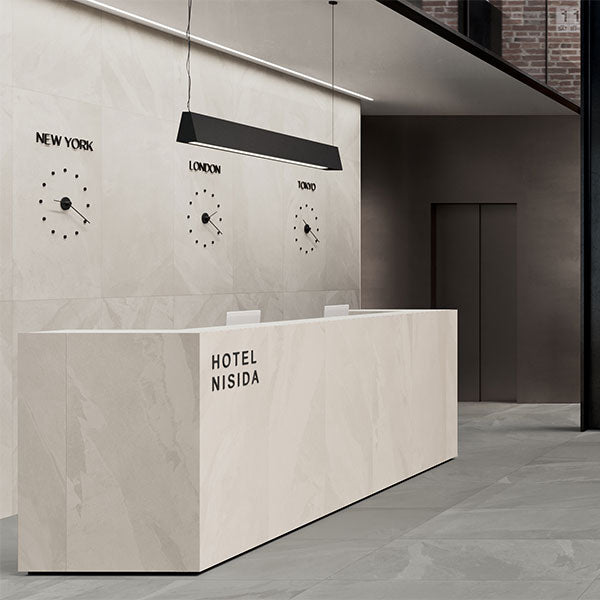 Unicom Starker Brazilian Slate Oxford White Rett Tiles