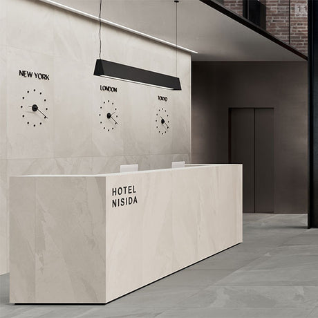 Unicom Starker Brazilian Slate Oxford White Rett Tiles