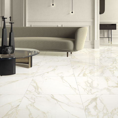 Unicom Starker Muse 2.0 Calacatta Gold Tiles