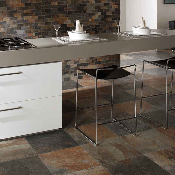 Unicom Starker Natural Slate Multicolour tiles