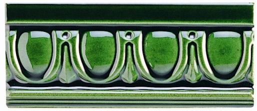 Original Style Egg & Dart Victorian Green Border